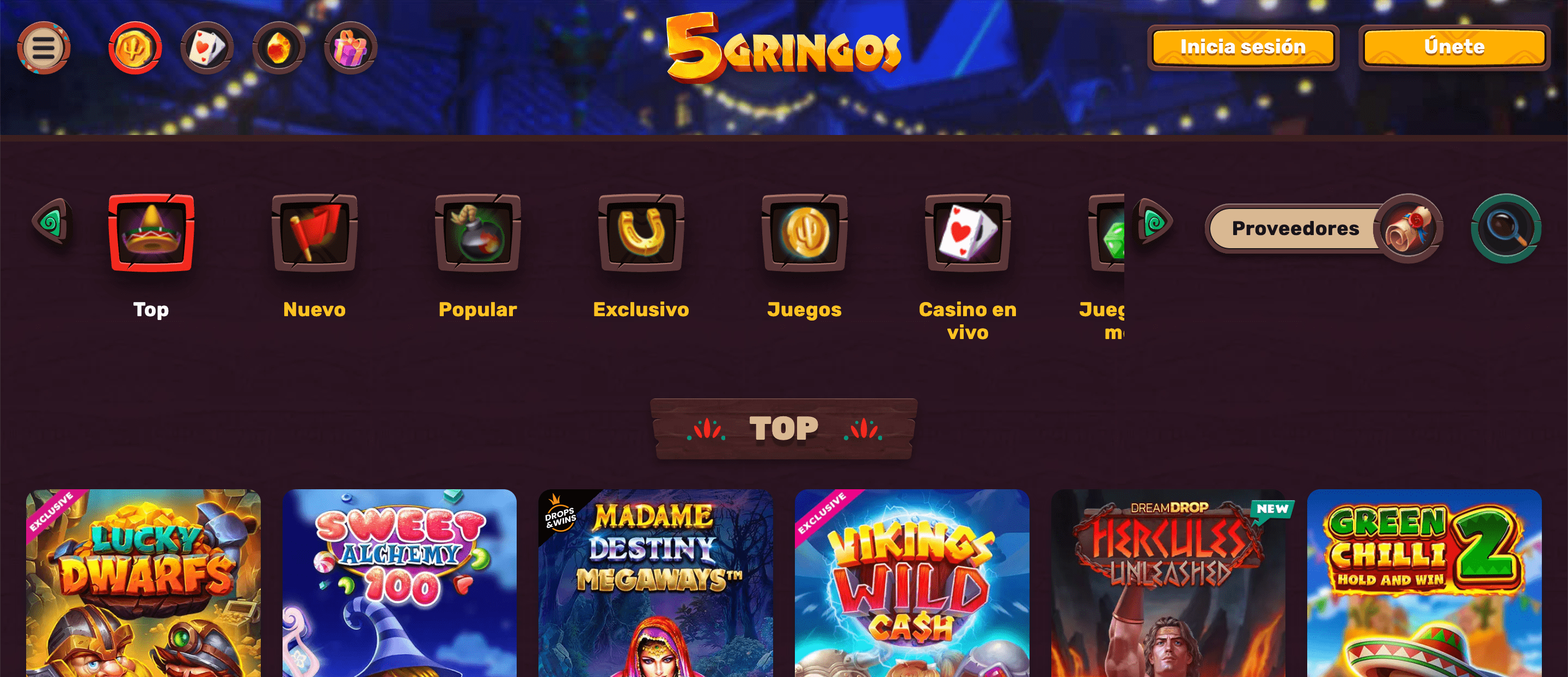 5Gringos Homepage