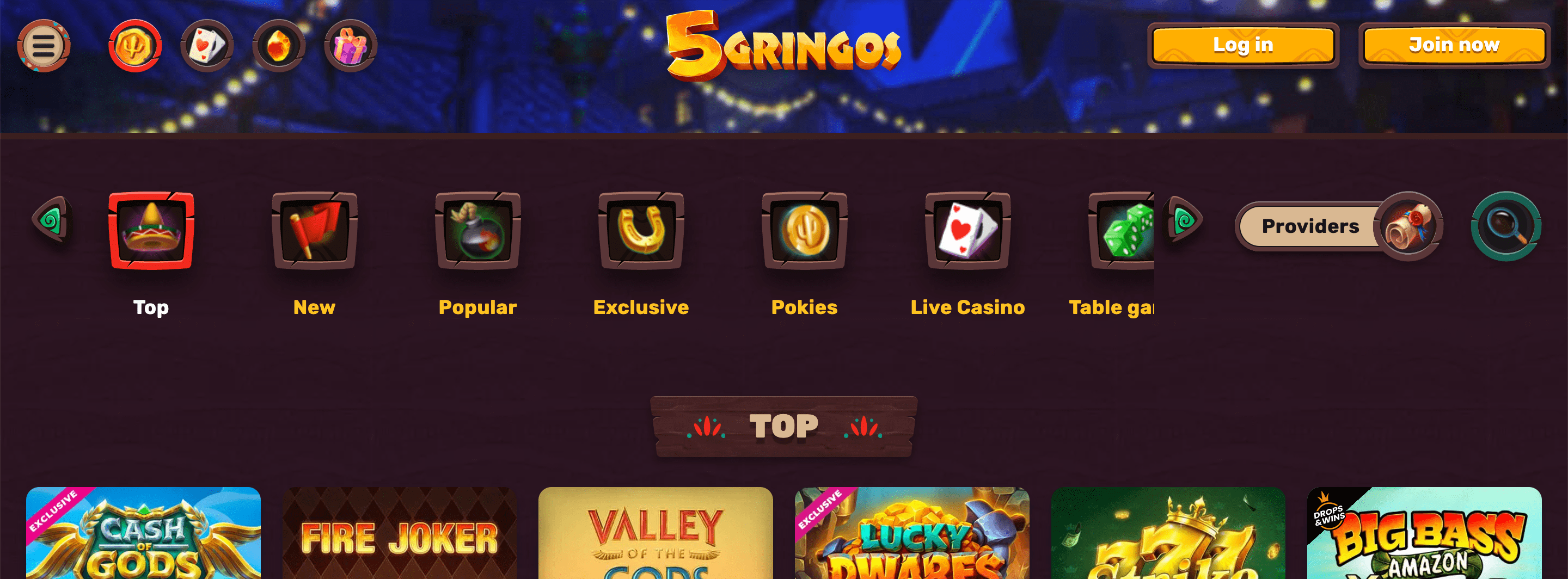 5Gringos Homepage